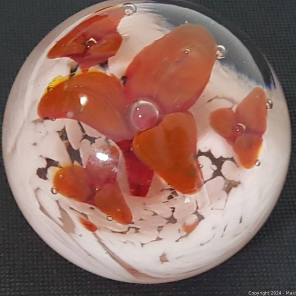 Vintage Blown Glass Paperweight - Picture 6 of 13